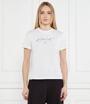 Bluzka damska młodzieżowa HUGO ze sklepu: Gomez Fashion Store w kategorii: Bluzki damskie - zdjęcie 874714-BD9-10338_BU251W000090100
