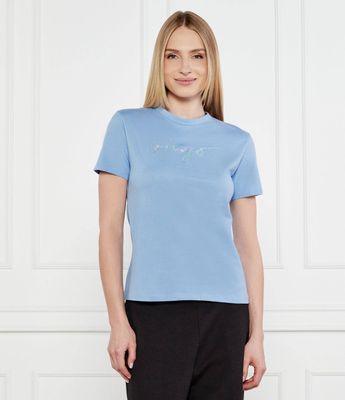 Bluzka damska casual HUGO ze sklepu: Gomez Fashion Store w kategorii: Bluzki damskie - zdjęcie 874714-BD9-10338_BU251W000090452