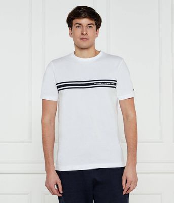 T-shirt męski na wiosnę młodzieżowy Tommy Hilfiger ze sklepu: Gomez Fashion Store w kategorii: T-shirty męskie - zdjęcie 874714-BD9-10338_TH251M000053D96