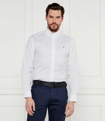 Koszula męska z kołnierzykiem button down Tommy Hilfiger ze sklepu: Gomez Fashion Store w kategorii: Koszule męskie - zdjęcie 874714-BD9-10338_TH251M000060E90
