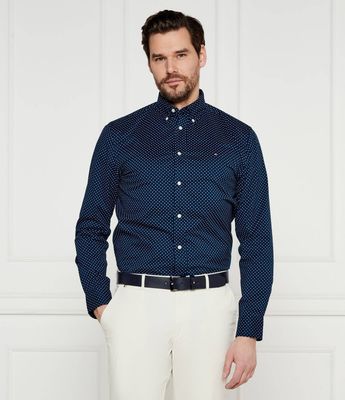 Koszula męska z kołnierzykiem button down Tommy Hilfiger ze sklepu: Gomez Fashion Store w kategorii: Koszule męskie - zdjęcie 874714-BD9-10338_TH251M000060D11