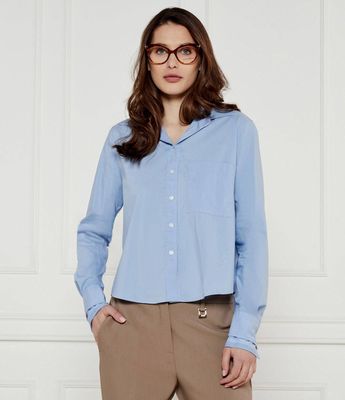 Koszula damska casual BOSS BLACK ze sklepu: Gomez Fashion Store w kategorii: Koszule damskie - zdjęcie 874714-BD9-10338_BB251W000052436