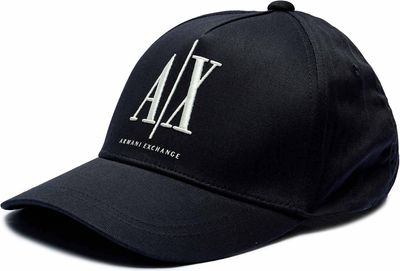 Czapka z daszkiem męska Armani Exchange ze sklepu: Gomez Fashion Store w kategorii: Czapki z daszkiem męskie - zdjęcie 874714-BD9-10338_AX252M000037I94