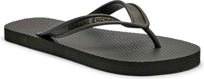 Klapki męskie na lato Armani Exchange ze sklepu: Gomez Fashion Store w kategorii: Klapki męskie - zdjęcie 874714-BD9-10338_AX252M000053I40