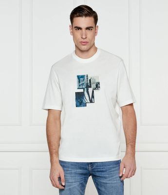 T-shirt męski w stylu młodzieżowym Armani Exchange ze sklepu: Gomez Fashion Store w kategorii: T-shirty męskie - zdjęcie 874714-BD9-10338_AX252M000085H83