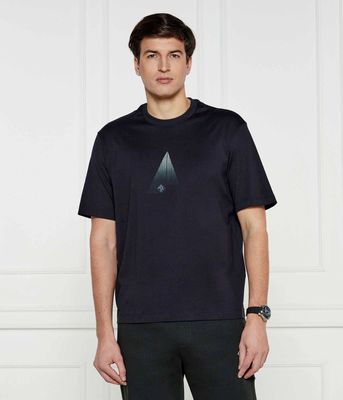 T-shirt męski na wiosnę Armani Exchange ze sklepu: Gomez Fashion Store w kategorii: T-shirty męskie - zdjęcie 874714-BD9-10338_AX252M000086I94