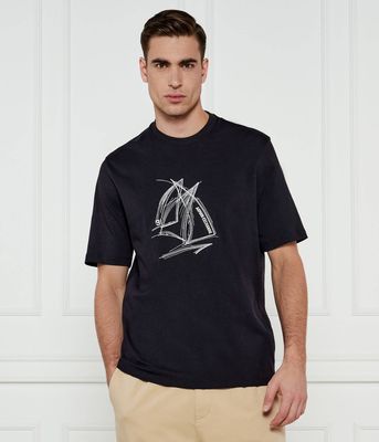 Armani Exchange - T-shirt męski młodzieżowy ze sklepu: Gomez Fashion Store w kategorii: T-shirty męskie - zdjęcie 874714-BD9-10338_AX252M000087I94