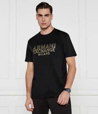 T-shirt męski wiosenny Armani Exchange ze sklepu: Gomez Fashion Store w kategorii: T-shirty męskie - zdjęcie 874714-BD9-10338_AX252M000099H50