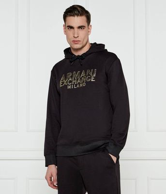 Bluza męska zimowa młodzieżowa Armani Exchange ze sklepu: Gomez Fashion Store w kategorii: Bluzy męskie - zdjęcie 874714-BD9-10338_AX252M000105H50