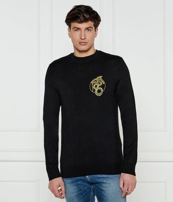 Armani Exchange - Sweter męski w stylu młodzieżowym ze sklepu: Gomez Fashion Store w kategorii: Swetry męskie - zdjęcie 874714-BD9-10338_AX252M000108H50