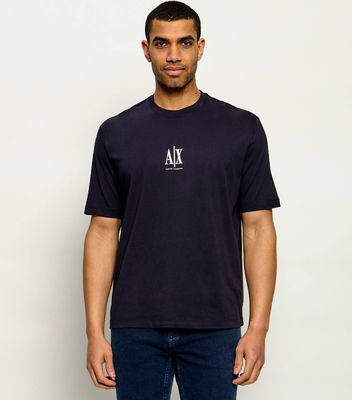T-shirt męski casual Armani Exchange ze sklepu: Gomez Fashion Store w kategorii: T-shirty męskie - zdjęcie 874714-BD9-10338_AX252M000126I94