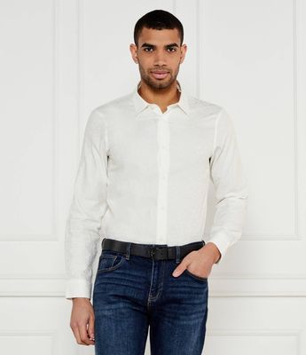 Koszula męska elegancka Armani Exchange ze sklepu: Gomez Fashion Store w kategorii: Koszule męskie - zdjęcie 874714-BD9-10338_AX252M000135I02