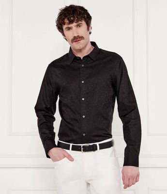 Koszula męska na wiosnę Armani Exchange ze sklepu: Gomez Fashion Store w kategorii: Koszule męskie - zdjęcie 874714-BD9-10338_AX252M000135I13