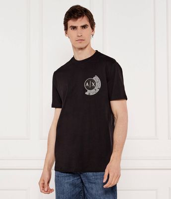 T-shirt męski na wiosnę Armani Exchange ze sklepu: Gomez Fashion Store w kategorii: T-shirty męskie - zdjęcie 874714-BD9-10338_AX252M000149H50