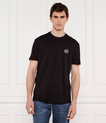 T-shirt męski na wiosnę casual Armani Exchange ze sklepu: Gomez Fashion Store w kategorii: T-shirty męskie - zdjęcie 874714-BD9-10338_AX252M000150H50