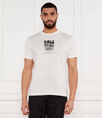 T-shirt męski młodzieżowy wiosenny Armani Exchange ze sklepu: Gomez Fashion Store w kategorii: T-shirty męskie - zdjęcie 874714-BD9-10338_AX252M000151H83