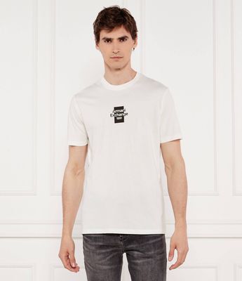 T-shirt męski casual Armani Exchange ze sklepu: Gomez Fashion Store w kategorii: T-shirty męskie - zdjęcie 874714-BD9-10338_AX252M000165H83
