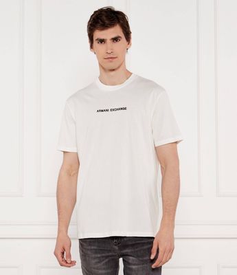 T-shirt męski casual Armani Exchange ze sklepu: Gomez Fashion Store w kategorii: T-shirty męskie - zdjęcie 874714-BD9-10338_AX252M000167H83