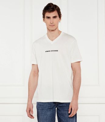T-shirt męski na wiosnę Armani Exchange ze sklepu: Gomez Fashion Store w kategorii: T-shirty męskie - zdjęcie 874714-BD9-10338_AX252M000171H83