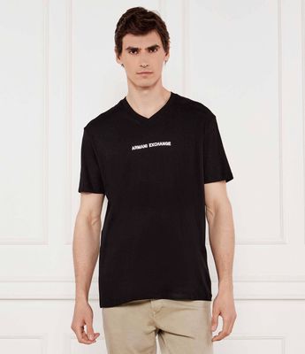 T-shirt męski w stylu młodzieżowym Armani Exchange ze sklepu: Gomez Fashion Store w kategorii: T-shirty męskie - zdjęcie 874714-BD9-10338_AX252M000171H50