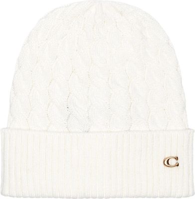 Czapka zimowa damska Coach ze sklepu: Gomez Fashion Store w kategorii: Czapki zimowe damskie - zdjęcie 874714-BD9-10338_CN245W000040028