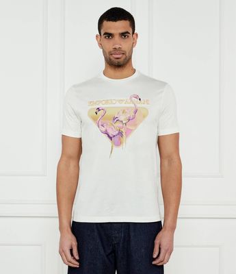 T-shirt męski młodzieżowy Emporio Armani ze sklepu: Gomez Fashion Store w kategorii: T-shirty męskie - zdjęcie 874714-BD9-10338_EA252M000098O99