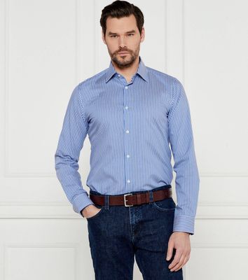Koszula męska z klasycznym kołnierzykiem Joop! ze sklepu: Gomez Fashion Store w kategorii: Koszule męskie - zdjęcie 874714-BD9-10338_JO251M000025420