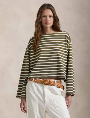 Bluzka damska casual Polo Ralph Lauren ze sklepu: Gomez Fashion Store w kategorii: Bluzki damskie - zdjęcie 874714-BD9-10338_PR251W00003042E