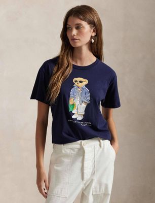Bluzka damska w stylu młodzieżowym wiosenna Polo Ralph Lauren ze sklepu: Gomez Fashion Store w kategorii: Bluzki damskie - zdjęcie 874714-BD9-10338_PR251W00003243E