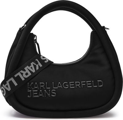 Torebka hobo elegancki Karl Lagerfeld Jeans ze sklepu: Gomez Fashion Store w kategorii: Torebki hobo - zdjęcie 874714-BD9-10338_KJ245W000005002