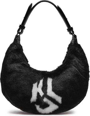 Torebka hobo elegancki Karl Lagerfeld Jeans ze sklepu: Gomez Fashion Store w kategorii: Torebki hobo - zdjęcie 874714-BD9-10338_KJ245W000010002