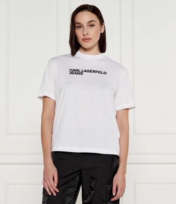 Bluzka damska na wiosnę Karl Lagerfeld Jeans ze sklepu: Gomez Fashion Store w kategorii: Bluzki damskie - zdjęcie 874714-BD9-10338_KJ245W000022001