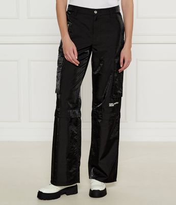 Spodnie damskie jesienne Karl Lagerfeld Jeans ze sklepu: Gomez Fashion Store w kategorii: Spodnie damskie - zdjęcie 874714-BD9-10338_KJ245W000032038