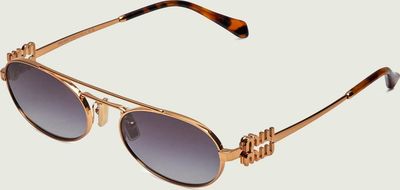 MIU MIU - Okulary przeciwsłoneczne damskie ze sklepu: Gomez Fashion Store w kategorii: Okulary przeciwsłoneczne damskie - zdjęcie 874714-BD9-10338_IU251W000005045