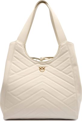 Pinko - Shopper bag elegancka ze sklepu: Gomez Fashion Store w kategorii: Torby Shopper bag - zdjęcie 874714-BD9-10338_PI251W000048581