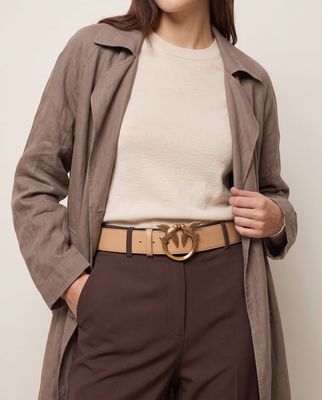 Pasek Pinko ze sklepu: Gomez Fashion Store w kategorii: Paski damskie - zdjęcie 874714-BD9-10338_PI251W000094B82
