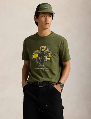 T-shirt męski na wiosnę Polo Ralph Lauren ze sklepu: Gomez Fashion Store w kategorii: T-shirty męskie - zdjęcie 874714-BD9-10338_PR251M00001712F