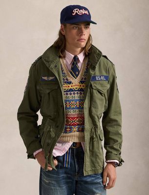 Kurtka męska na wiosnę Polo Ralph Lauren ze sklepu: Gomez Fashion Store w kategorii: Kurtki męskie - zdjęcie 874714-BD9-10338_PR251M00005344F