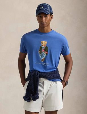 T-shirt męski na wiosnę młodzieżowy Polo Ralph Lauren ze sklepu: Gomez Fashion Store w kategorii: T-shirty męskie - zdjęcie 874714-BD9-10338_PR251M00006335F