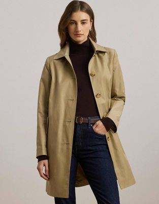 Płaszcz damski jesienny LAUREN RALPH LAUREN ze sklepu: Gomez Fashion Store w kategorii: Płaszcze damskie - zdjęcie 874714-BD9-10338_RL251W000051JF4