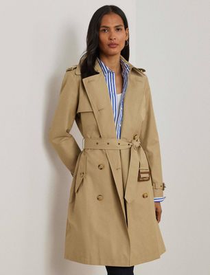 Płaszcz damski wiosenny LAUREN RALPH LAUREN ze sklepu: Gomez Fashion Store w kategorii: Płaszcze damskie - zdjęcie 874714-BD9-10338_RL251W000052JF4