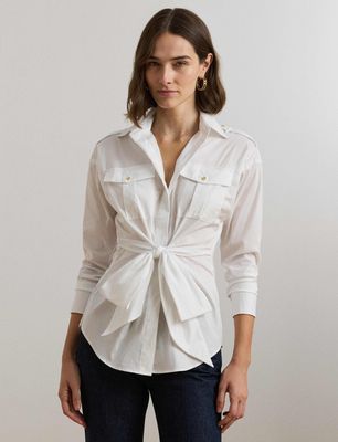 Koszula damska elegancka LAUREN RALPH LAUREN ze sklepu: Gomez Fashion Store w kategorii: Koszule damskie - zdjęcie 874714-BD9-10338_RL251W000056F20