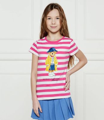 Bluzka dziewczęca na lato Polo Ralph Lauren ze sklepu: Gomez Fashion Store w kategorii: Bluzki dziewczęce