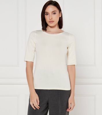 Bluzka damska casual Marc Cain ze sklepu: Gomez Fashion Store w kategorii: Bluzki damskie - zdjęcie 874714-BD9-10338_CR251W000003112