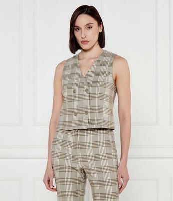 Marc Cain - Kamizelka damska casual na wiosnę ze sklepu: Gomez Fashion Store w kategorii: Kamizelki damskie - zdjęcie 874714-BD9-10338_CR251W000029581