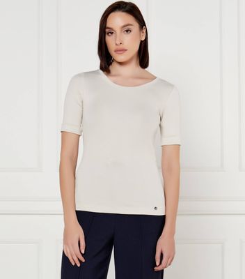 Bluzka damska na wiosnę Marc Cain ze sklepu: Gomez Fashion Store w kategorii: Bluzki damskie - zdjęcie 874714-BD9-10338_CR251W000047182