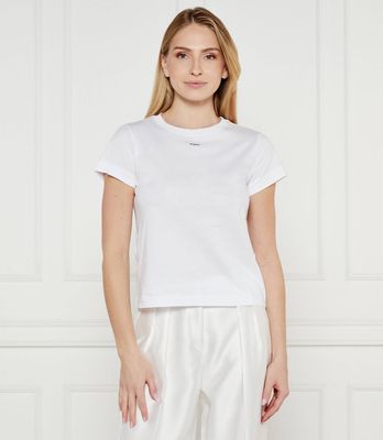 Bluzka damska na wiosnę casual Pinko ze sklepu: Gomez Fashion Store w kategorii: Bluzki damskie - zdjęcie 874714-BD9-10338_PI251W000121004