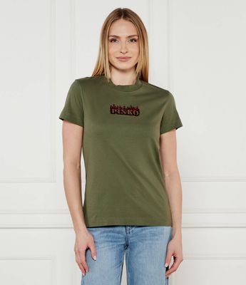 Bluzka damska Pinko ze sklepu: Gomez Fashion Store w kategorii: Bluzki damskie - zdjęcie 874714-BD9-10338_PI251W000124C92