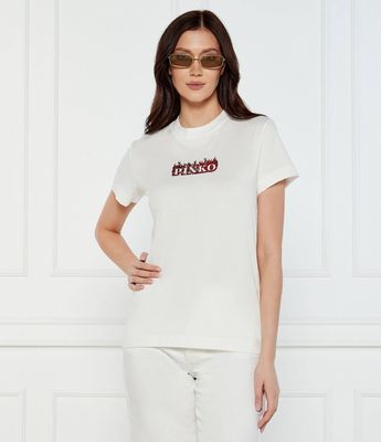 Bluzka damska młodzieżowa Pinko ze sklepu: Gomez Fashion Store w kategorii: Bluzki damskie - zdjęcie 874714-BD9-10338_PI251W000124005