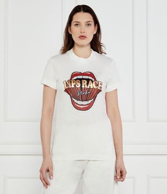 Bluzka damska na wiosnę Pinko ze sklepu: Gomez Fashion Store w kategorii: Bluzki damskie - zdjęcie 874714-BD9-10338_PI251W000125005